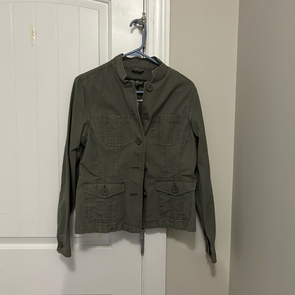 Eddie Bauer Utility Jacket in Olive